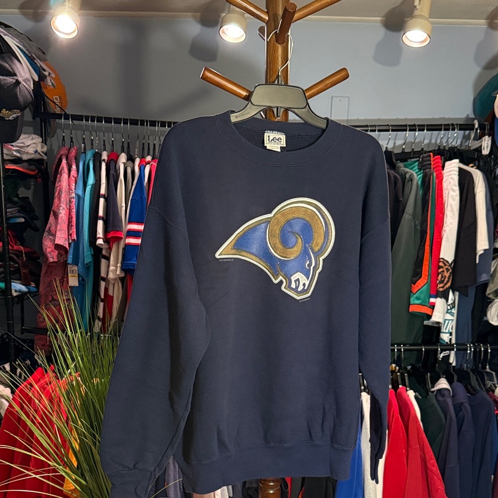 St. Louis Rams Vintage Crewneck Sweater - Lee Sport